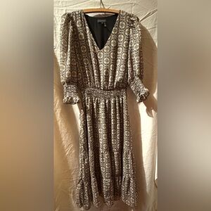 1.State full length pullover dress